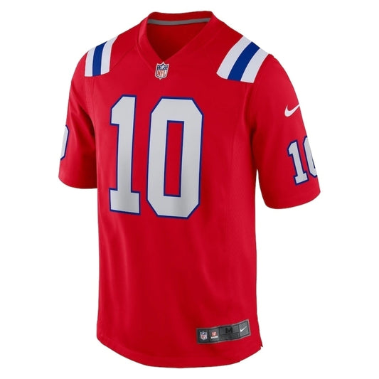 Jersey NFL New England Patriots Drake Maye 10