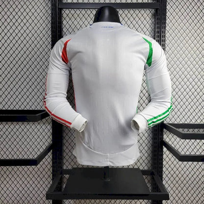 Camisa Itália Euro 2024/25 Away Manga Longa Versão Jogador