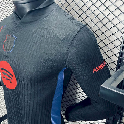 Camisa Barcelona II 2024/25 de manga comprida, versão jogador