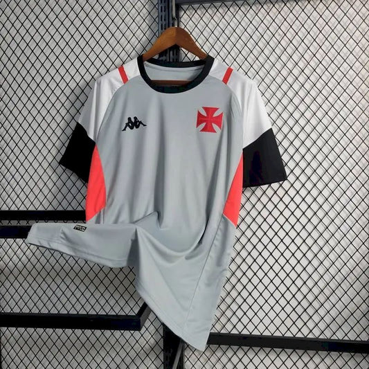 Camisa Treino Pré-Jogo Vasco da Gama 2023/24 Cinza