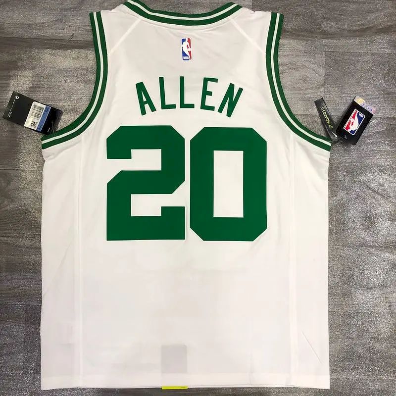 Camisa Ray Allen White Masculina Versão Jogador - Edição Associação