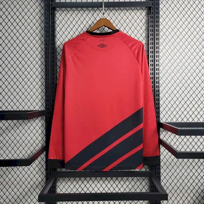 Men's Athletico Paranaense 2023/24 Home Long Sleeve Jersey