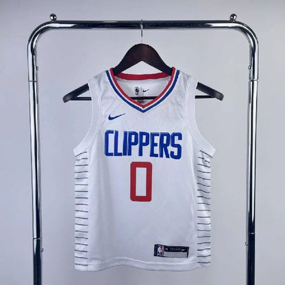 Camisa branca do time juvenil Russell Westbrook