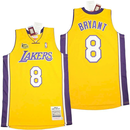 Kobe Bryant #8 Gold Retro Classics 1999-00 Authentic Jersey