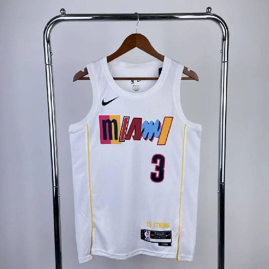 Men’s Dwyane Wade White Team Jersey – City Edition