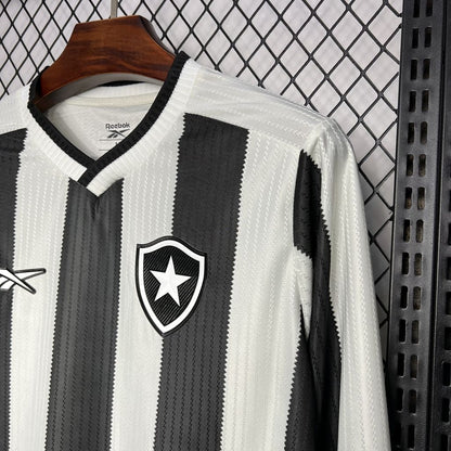 Men's Botafogo 2024/25 Home Long Sleeve Jersey