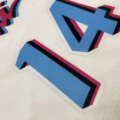 Camisa Tyler Herro Masculina Branca Versão Jogador – Edição Clássica Retro