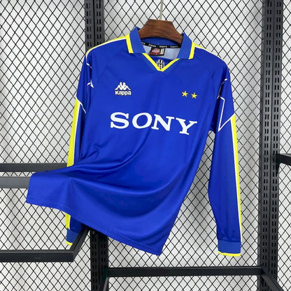Camisa retrô Juventus 1996/97 Away mangas compridas