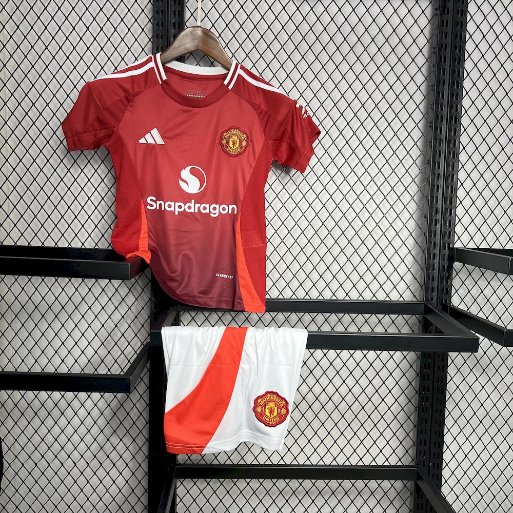 Kids Manchester United 2024/25 Home Kit