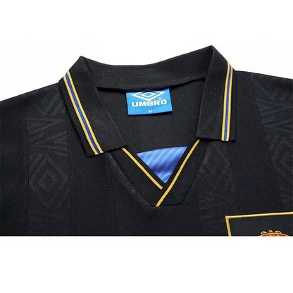 Camisa retrô de mangas compridas reserva do Manchester United 1993/95