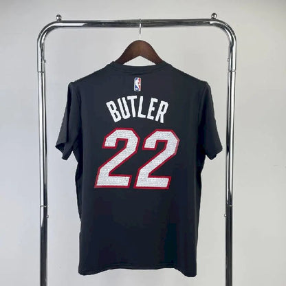 Camiseta preta masculina Jimmy Butler Team