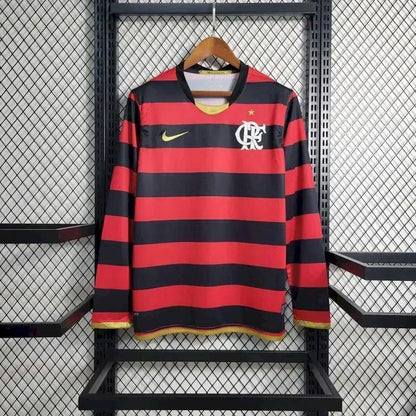 Camisa retrô manga longa Flamengo 2009 Home