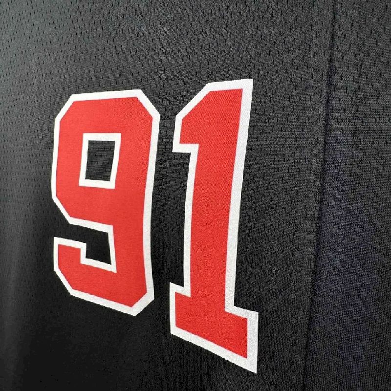 Camisa preta masculina Dennis Rodman 2024 – Edição City