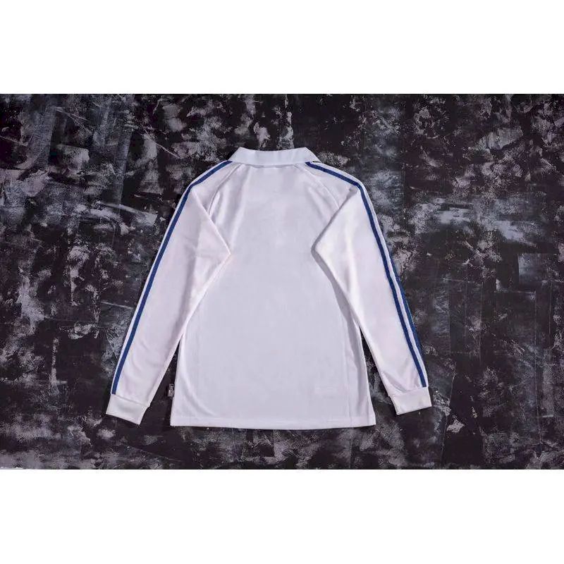 Camisa retrô de mangas compridas do Real Madrid 2001/02 Home