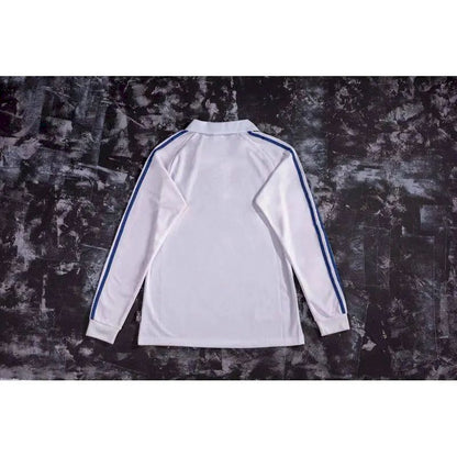 Camisa retrô de mangas compridas do Real Madrid 2001/02 Home