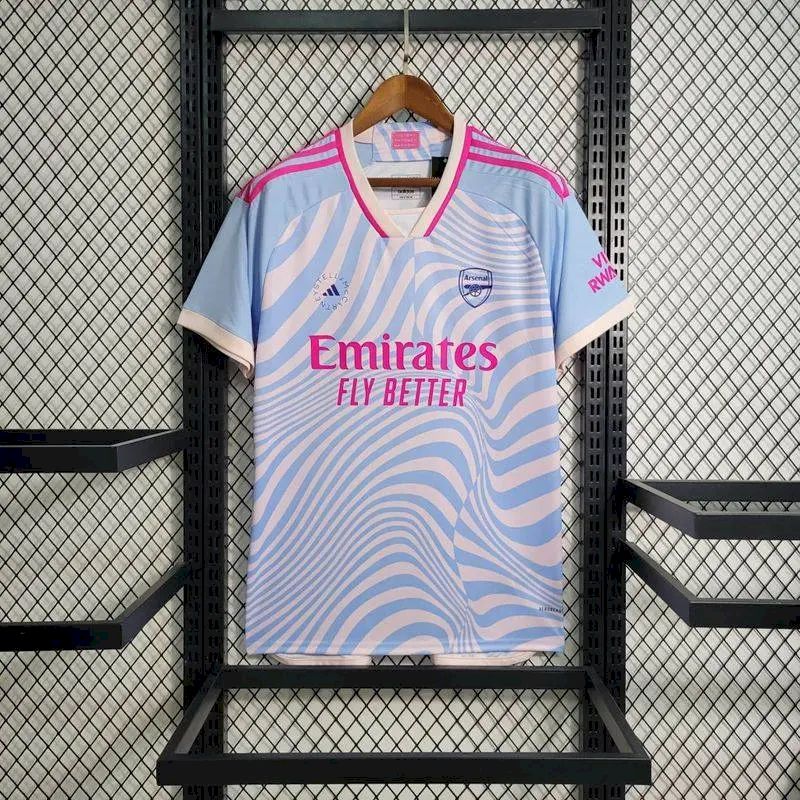 Camisa de treino pré-jogo do Arsenal 2023/24
