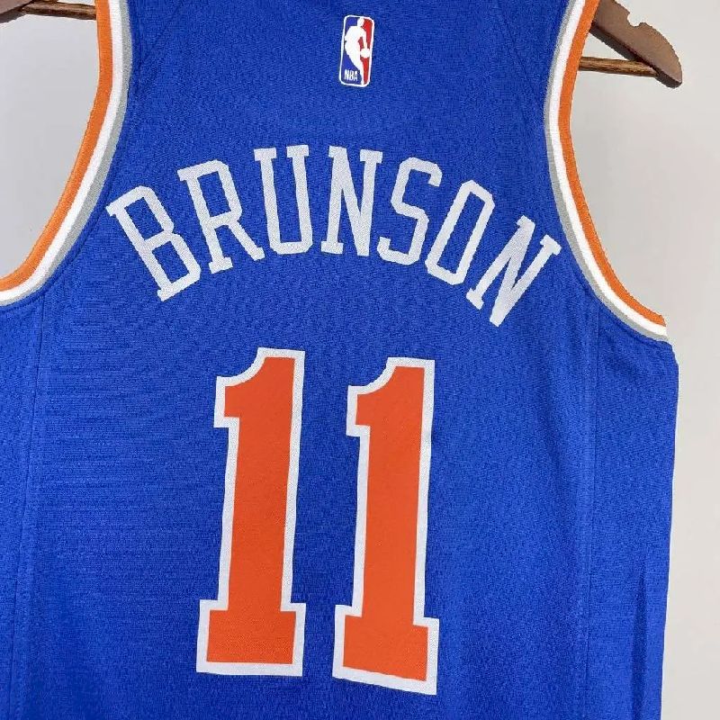 Camisa Masculina Jalen Brunson Away Azul
