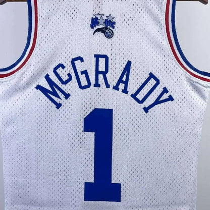 Camisa masculina Tracy McGrady All Star branca retrô de 2003