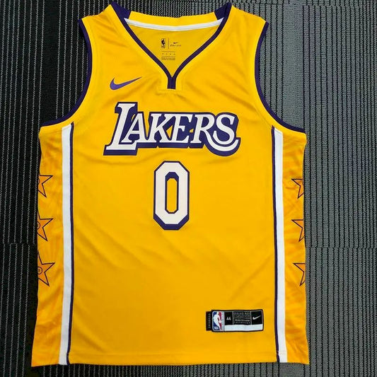 Russell Westbrook Men’s Yellow Swingman Team Jersey – City Edition