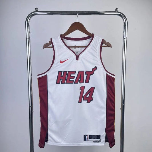Camisa masculina Tyler Herro branca da equipe