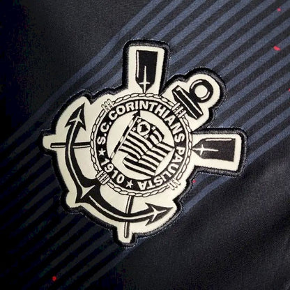 Camisa Corinthians Treino Pré-Jogo 2023/24 Preta