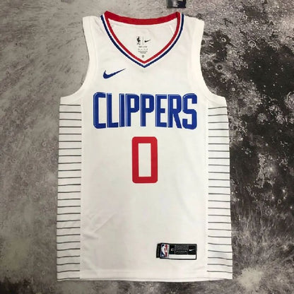 Camisa masculina Russell Westbrook branca da equipe