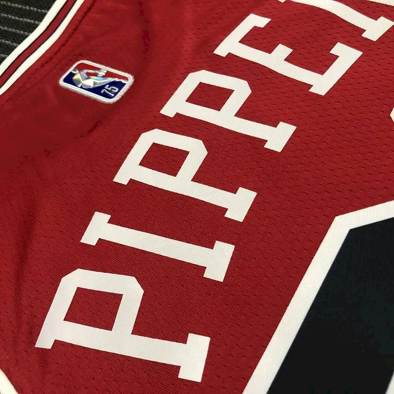 Men’s Scottie Pippen Red Team Jersey – 75th Anniversary Edition