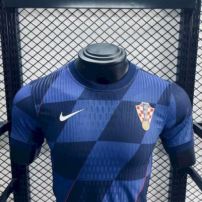 Croatia 2024/25 Euro Away Jersey Player Version