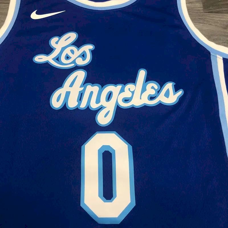 Camisa Nick Young Azul Masculina Versão Jogador – Edição Clássica Retro