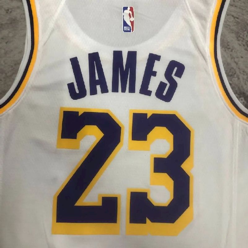 Men’s LeBron James White Team Jersey