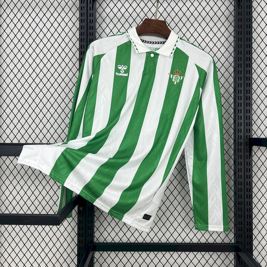 Real Betis 2024/25 Home Long Sleeves Jersey