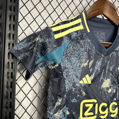Uniforme reserva infantil do Ajax 2024/25