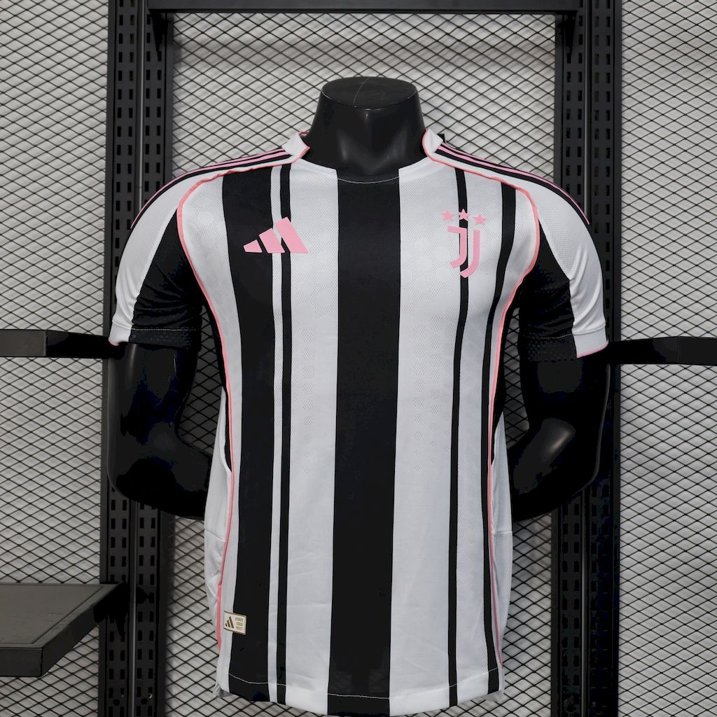 Juventus 2025/26 Home Leaked version Jersey Player Version
