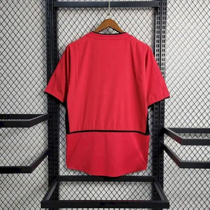 Camisa retrô do Manchester United 2002/04