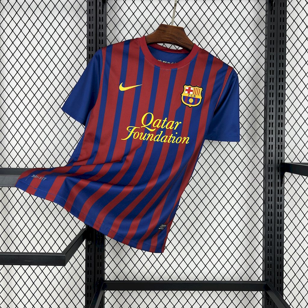 Camisa retrô titular do Barcelona 2011/12