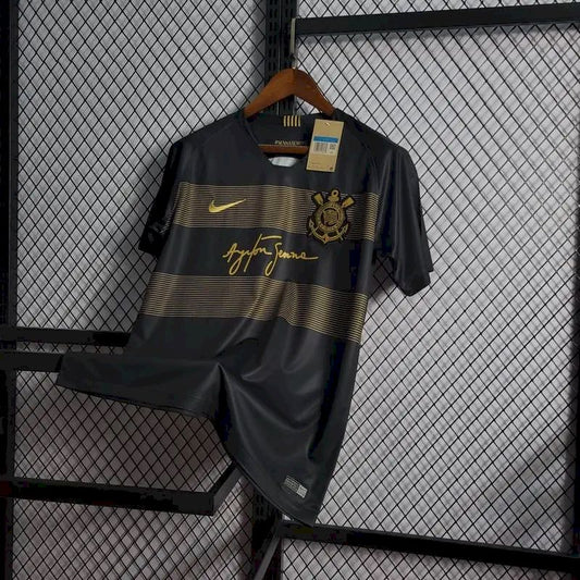 Camisa reserva retrô do Corinthians 2018/19