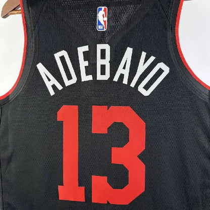 Camisa preta masculina Bam Adebayo 2024 - Edição City