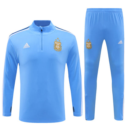 Suéter adulto Argentina 2024/25 com zíper e calça 14001