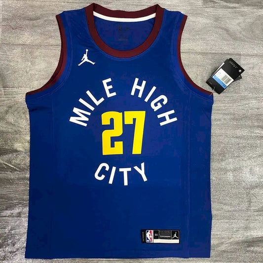 Jamal Murray Men’s Blue Player Version Jersey- City Edition