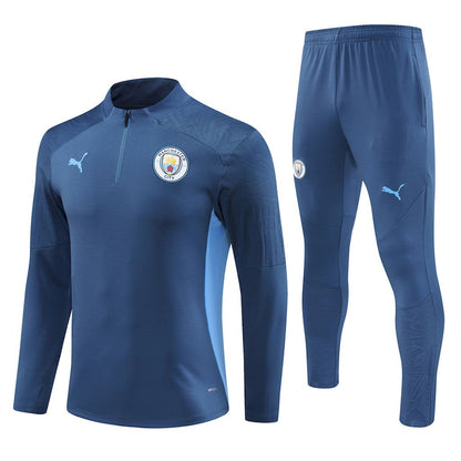 Suéter e calça Manchester City 2024/25 com zíper e meio zíper 14001