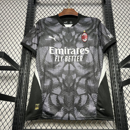 Ac Milan 2024/25 Goalkeeper Jersey Black