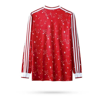 Camisa retrô de mangas compridas do Liverpool 1989/91 Home