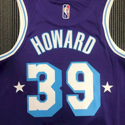 Camisa roxa masculina Dwight Howard - Edição City do 75º aniversário