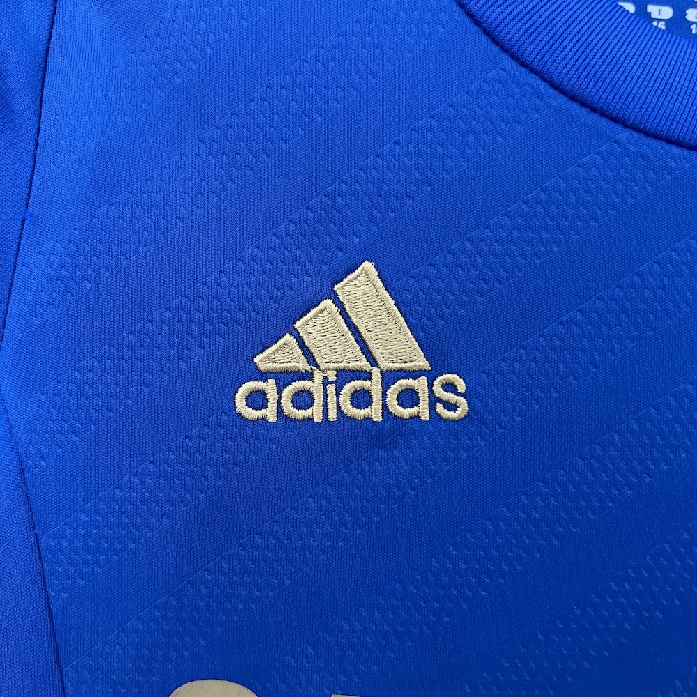 Camisa e shorts retrô infantil Chelsea 2012/13