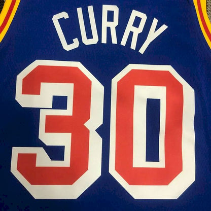 Stephen Curry Men’s Blue 2021-22 75th Anniversary Jersey – Classic Edition