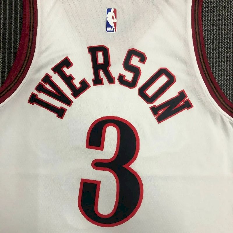 Camisa Allen Iverson Retro Team Masculina Branca