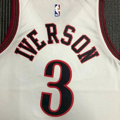 Camisa Allen Iverson Retro Team Masculina Branca