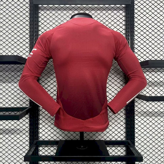 Camisa Manchester United Home 2024/25 de manga comprida, versão jogador