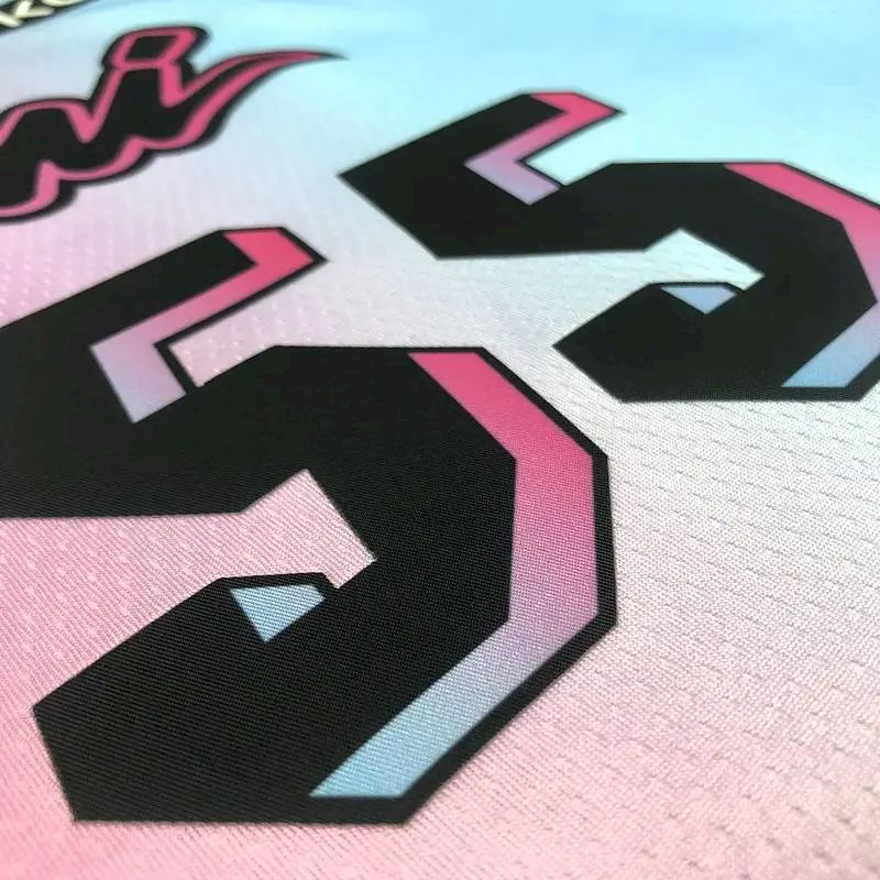 Camisa masculina Duncan Robinson 2020-21 rosa Swingman versão jogador – edição City