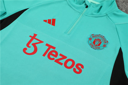 Suéter e calça adulto Manchester United 2023/24 com zíper 14001